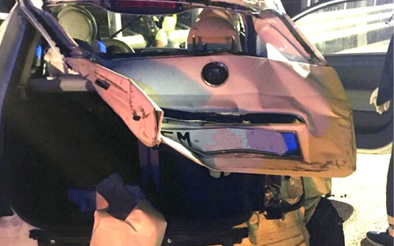 Grave incidente sulla Ss 626, autovettura sbanda e poi cappotta