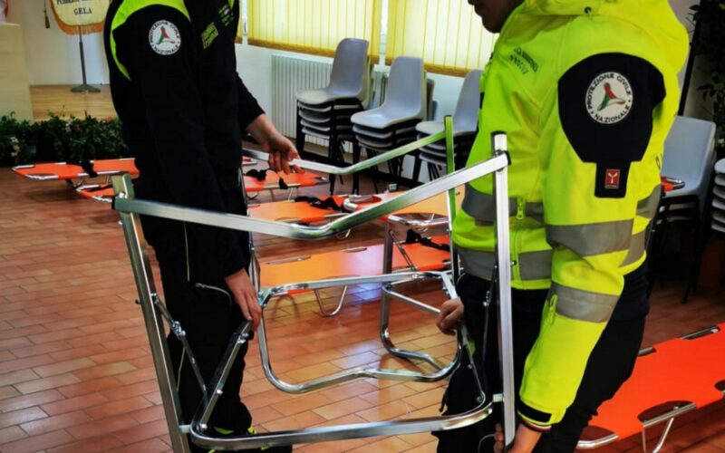 Gela: già acquistate barelle, supporti, aspiratori e altri strumenti sanitari.