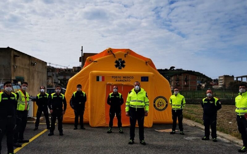 Gela: attivato il posto medico avanzato, la Procivis si prepara all’emergenza