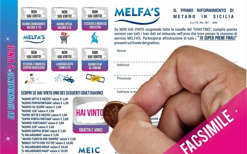 «Fai rifornimento e vinci», ultimi giorni poi l’estrazione finale dei premi alla Melfa’S (Informazione commerciale)
