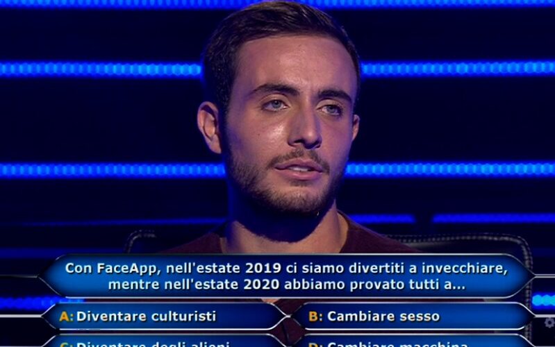 Gela: il giovane Nalbone a Canale 5 ospite della trasmissione «Chi vuol essere milionario?»