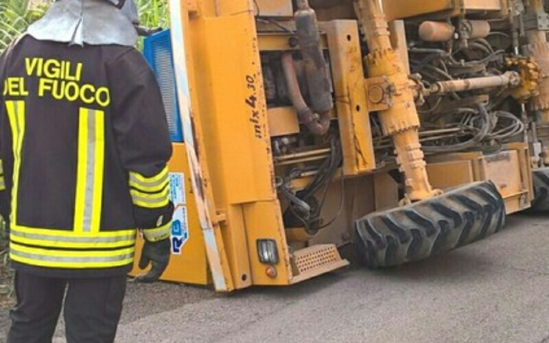 Gela: betoniera si ribalta, ferite due persone. Soccorse dal 118 e trasferite al Pronto Soccorso dell’ospedale