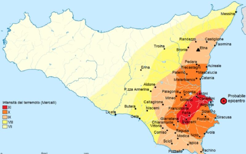 Gela e il terremoto del Val di Noto. «Tanta paura ma non ci furono vittime, crollò qualche cornicione»
