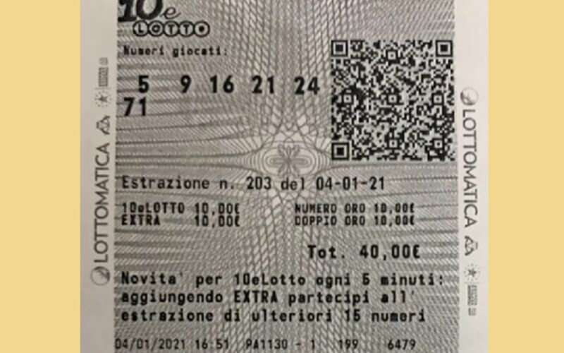 Niscemi: baciato dalla fortuna vince 25 mila euro, la Dea Bendata premia cliente della ricevitoria Aiesi