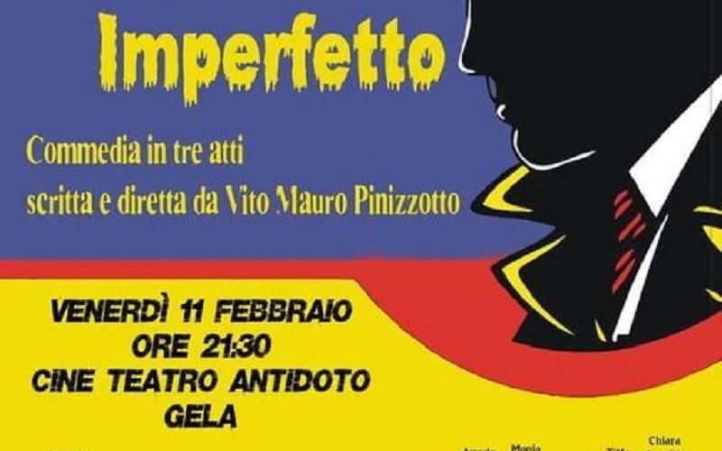 Gela, «Delitto imperfetto» venerdì in scena sul palco del teatro Antidoto di Macchitella