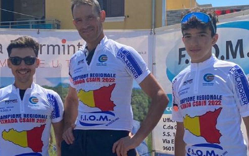 Velo Club Gela sul podio, due campioni regionali. Cirignotta sfiora l’impresa in volata