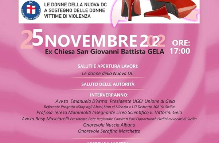 Gela: «A voce alta, stop violenza», ospite l’assessore regionale alla Famiglia