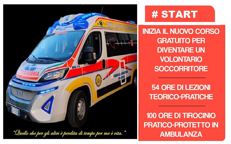 Gela, parte corso soccorritori del 118. Info e iscrizioni alla Pubblica Assistenza «Procivis»