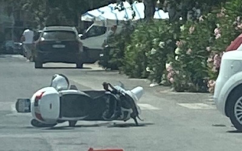 Gela: scooter contro vettura, motociclista sbalzato a parecchi metri dal punto d’impatto