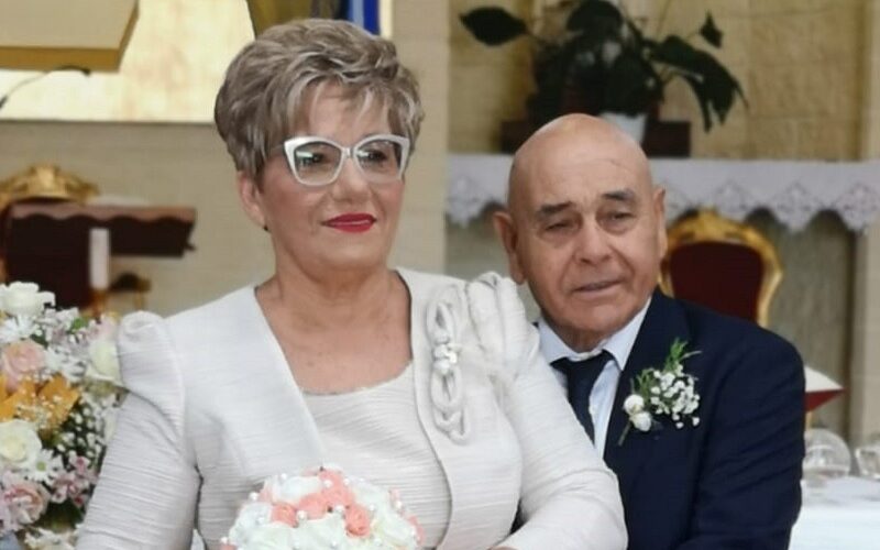 Gela: Concetta e Giovanni, festeggiano le nozze d’oro. Stamane hanno rinnovato la promessa nella chiesa San Sebastiano