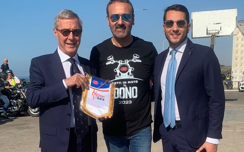 Gela, un tour in moto tra i tesori di Sicilia per promuovere il nobile gesto di donare il sangue