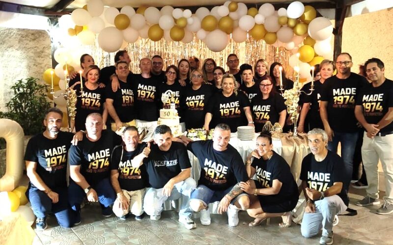 Vallelunga: nati nel 1974, serata per i 50