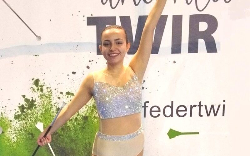 Niscemi, Alessia Tizza argento nel twirling al campionato nazionale di Torino