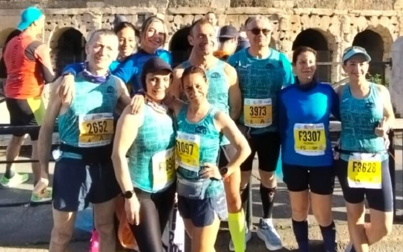 Atletica Gela, dieci in gara alla Maratona di Roma. Ottima prova di Saviano, bene gli altri runner